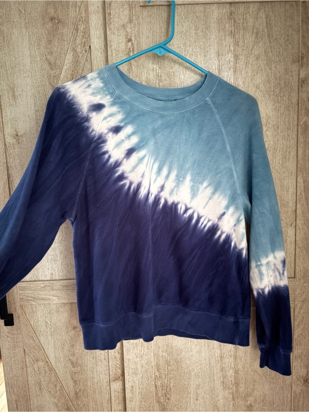 Old Navy Blue Tie-Dye Long Sleeve Top | XS